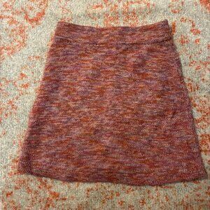 Sezane Adda Skirt Multicoloured Pink - Size M. 100% wool